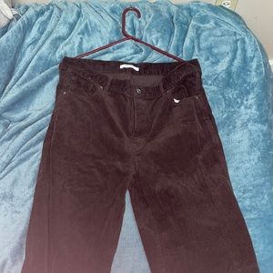 Brown corduroy pants from pacsun washed once but never worn